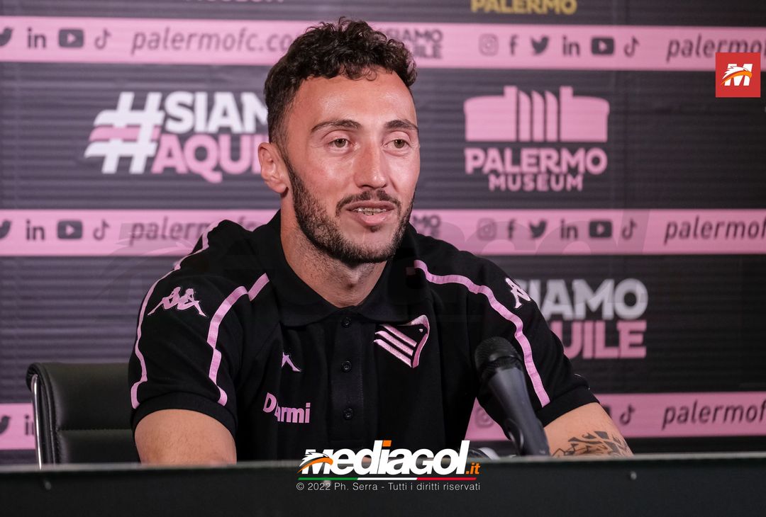 FOTO PALERMO, Mirko Pigliacelli in conferenza stampa (Gallery) - immagine 18