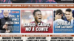 Prima Pagina, Tuttosport: “Pogba, Juventus ti aspetto. Dybala con Lautaro!”