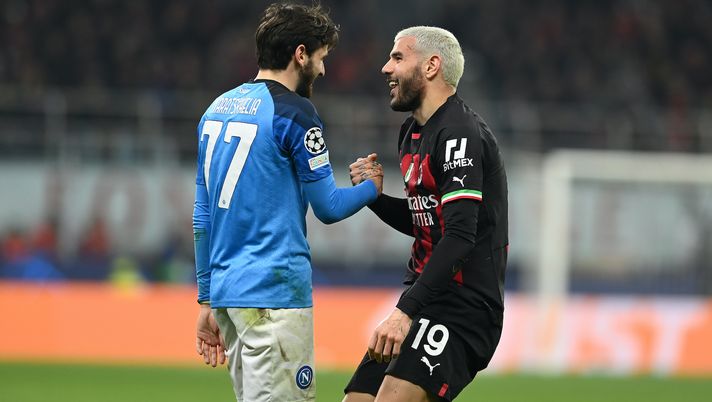 Kvaratskhelia Theo Hernández Milan-Napoli 1-0 Champions League 2022-2023