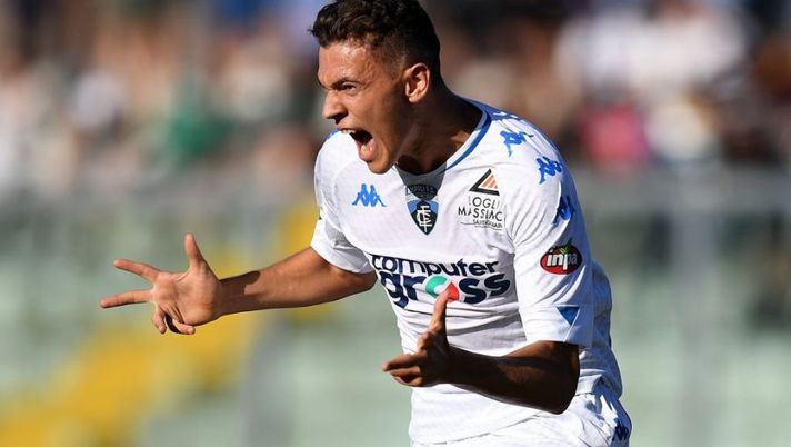 SASSUOLO, ITALY - JUNE 30: Kristian Asllani of Empoli U19 celebrates after scoring the opening goal during the Primavera 1 TIM Playoffs Final match between Atalanta BC U19 and Empoli U19 at Enzo Ricci Stadium on June 30, 2021 in Sassuolo, Italy. (Photo by Alessandro Sabattini/Getty Images) Buon anno da SOS Fanta! Nel 2022 possono esplodere questi otto giovani talenti - immagine 1