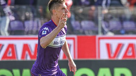 GERMOGLI PH: 19 FEBBRAIO 2022 FIRENZE STADIO ARTEMIO FRANCHI CAMPIONATO SERIE A TIM FIORENTINA VS ATALANTA NELLA FOTO GOL ESULTANZA PIATEK GERMOGLI PH: 19 FEBBRAIO 2022 FIRENZE STADIO ARTEMIO FRANCHI CAMPIONATO SERIE A TIM FIORENTINA VS ATALANTA NELLA FOTO GOL ESULTANZA PIATEK
