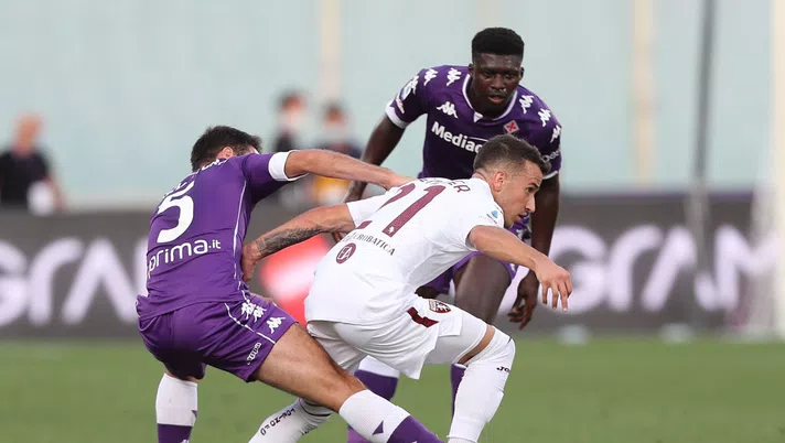 FLORENCE, ITALY - SEPTEMBER 19: Alex Berenguer of Torino FC in action during the Serie A match between ACF Fiorentina and Torino FC at Stadio Artemio Franchi on September 19, 2020 in Florence, Italy.  (Photo by Gabriele Maltinti/Getty Images)