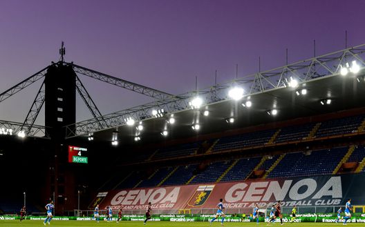 Lo Stadio Luigi Ferraris durante Genoa-Napoli Lo Stadio Luigi Ferraris durante Genoa-Napoli