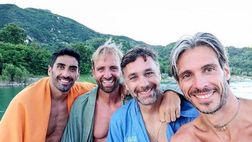 Da Magnini a Rosolino: reunion di nuotatori (e di belli) sul set per il film su Bortuzzo