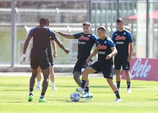 Foto SSCN Castel di Sangro, allenamento Napoli: tre azzurri lavorano a parte in palestra- immagine 2