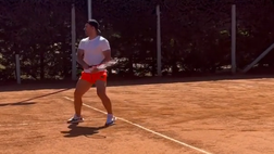 Aguero, dopo il ritiro dal calcio si allena… a tennis (VIDEO)