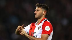 Feyenoord, la rifinitura in vista della Roma: Gimenez lavora in gruppo. Out Timber