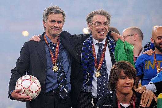 Moratti Mourinho (getty images) Moratti Mourinho (getty images)