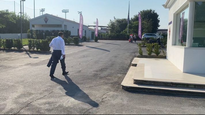 FOTO VN – Barone e l’arrivo al CS. Vertice terminato meno di 2 ore dopo 