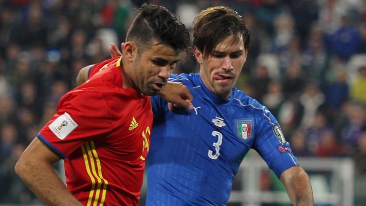 Diego Costa ed Alessio Romagnoli durante Italia-Spagna 1-1 (credits: GETTY Images) Diego Costa ed Alessio Romagnoli durante Italia-Spagna 1-1 (credits: GETTY Images)