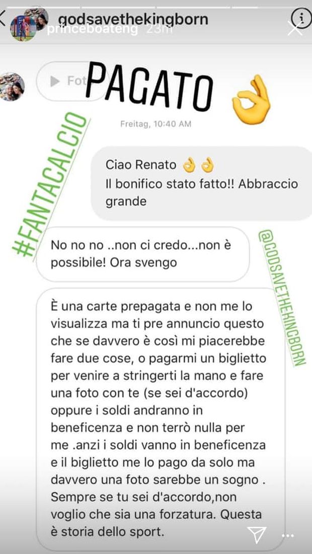 ? FOTO – Clamoroso Boateng: ha rimborsato il fantacalcio e ha pubblicato lo screen!- immagine 2