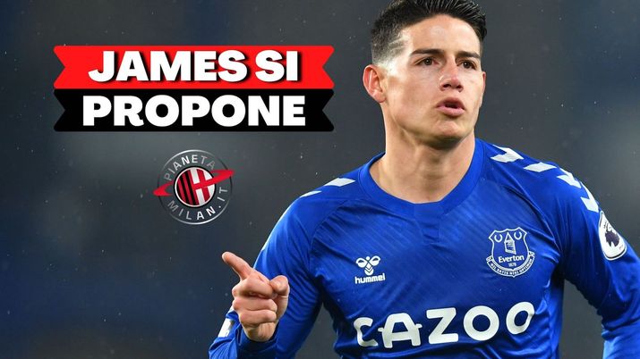 James Rodríguez (centrocampista Everton), obiettivo di calciomercato del Milan | AC Milan News (Getty Images) 
