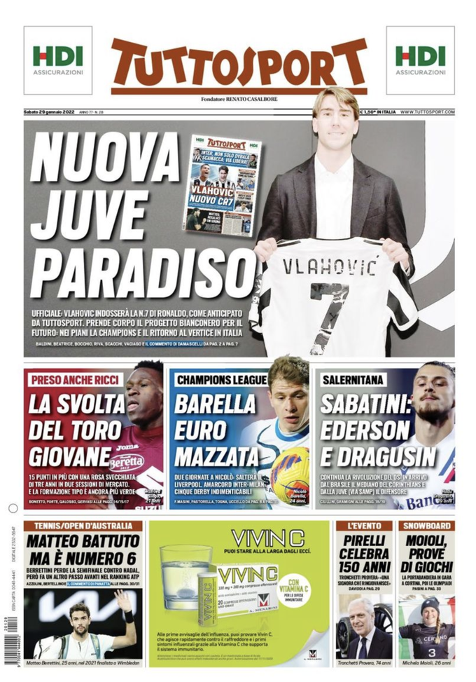 prima pagina