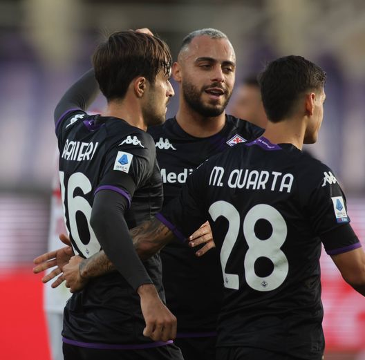 GERMOGLI PH: 17 DICEMBRE 2022 FIRENZE STADIO ARTEMIO FRANCHI AMICHEVOLE FIORENTINA VS MONACO NELLA FOTO GOL ESULTANZA RANIERI Cabral soffre di mal di gol, c’è Jovic in aiuto. Col Monaco finisce in parità- immagine 2