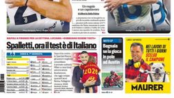 Prima Pagina, Corriere dello Sport: “Formula Allegri. Dzeko-Lautaro, ribaltone Inter”
