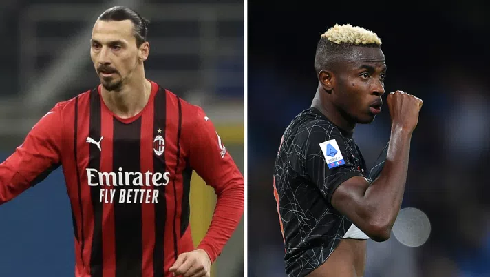 Zlatan Ibrahimovic Victor Osimhen
