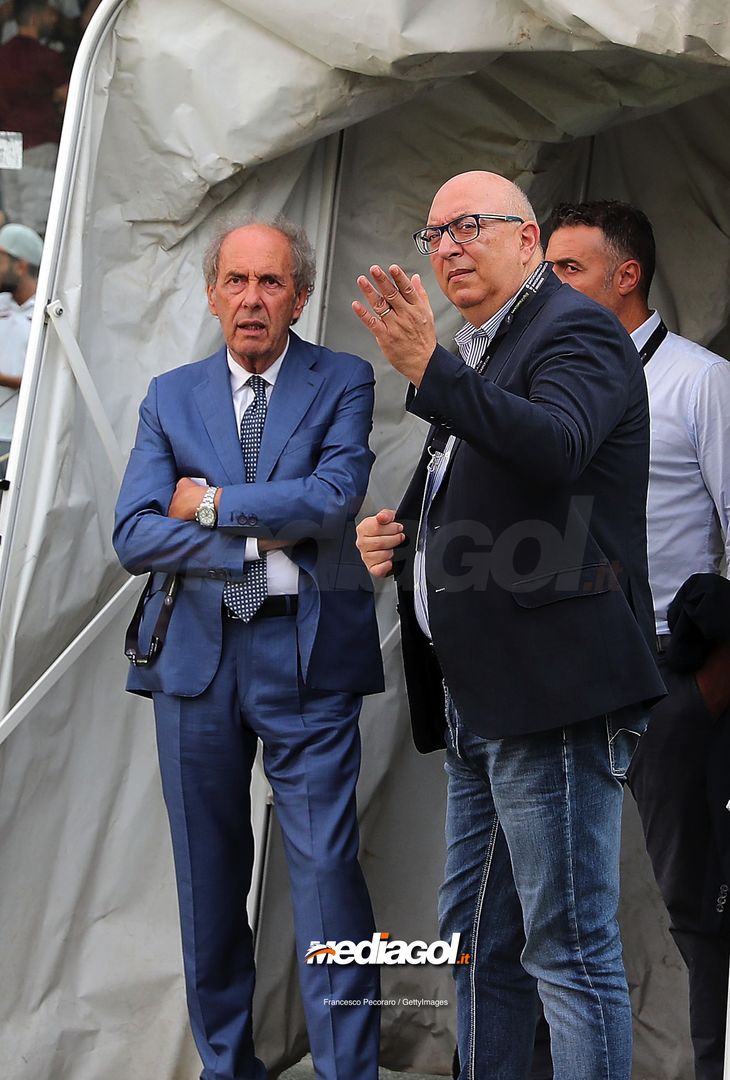  SALERNO, ITALY - AUGUST 25:  Team Manager of US Citta di Palermo Rino Foschi before the Serie B match between US Salernitana and US Citta di Palermo on August 25, 2018 in Salerno, Italy.  (Photo by Francesco Pecoraro/Getty Images) 