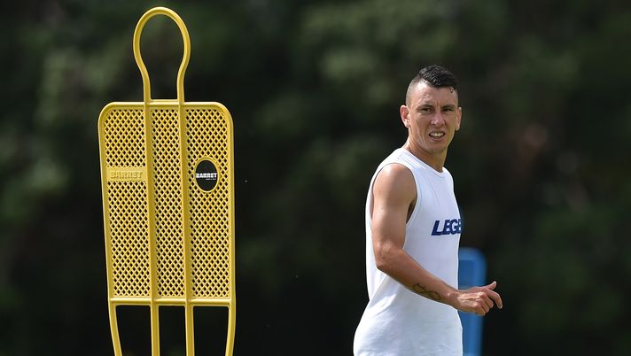 PALERMO, ITALY - AUGUST 16: Cesar Falletti in action during a US Citta' di Palermo training session at Carmelo Onorato training center on August 16, 2018 in Palermo, Italy. (Photo by Tullio M. Puglia/Getty Images) Ternana, Falletti: “Gruppo nostra forza. Dietro le punte do il meglio di me” - immagine 1