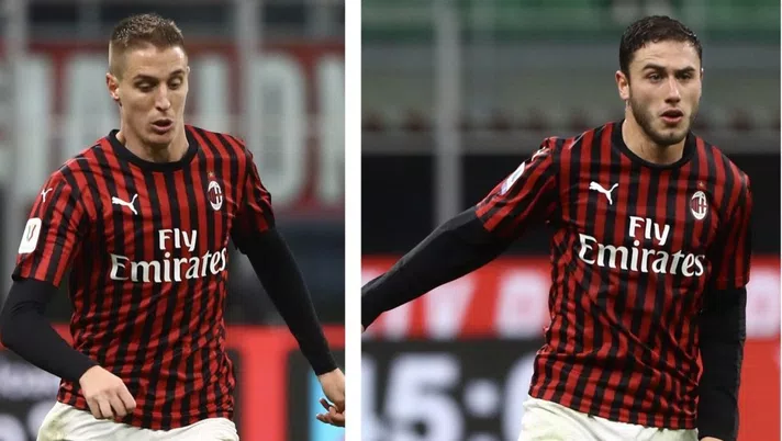 Andrea Conti e Davide Calabria (difensori AC Milan) | Calciomercato AC Milan News (Getty Images)
