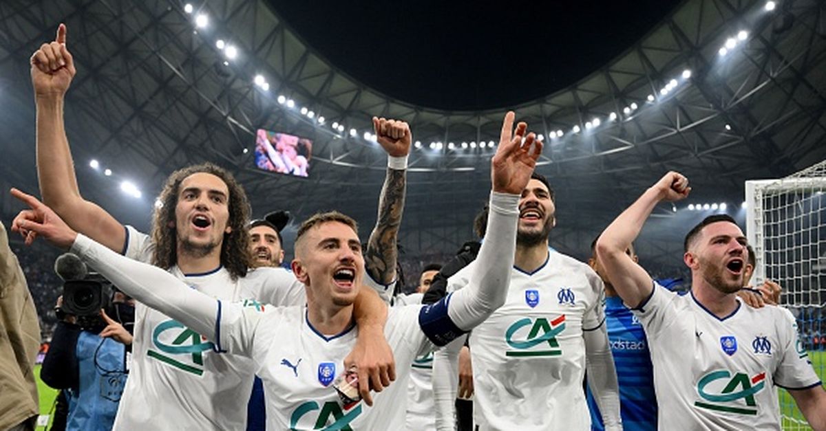 Esulta il Marsiglia che elimina il Psg dalla Coppa di Francia ITA