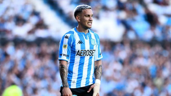 AVELLANEDA, ARGENTINA - APRIL 24: Enzo Copetti of Racing Club reacts during a match between Racing Club and Newell's Old Boys as part of Copa de la Liga 2022 at Presidente Peron Stadium on April 24, 2022 in Avellaneda, Argentina. (Photo by Rodrigo Valle/Getty Images) Udinese, blitz per l’attacco: c’è un tentativo in corso per una punta argentina - immagine 1