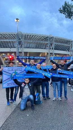FOTO Club di UANM al Maradona per lo storico passaggio del turno in Champions League - immagine 3