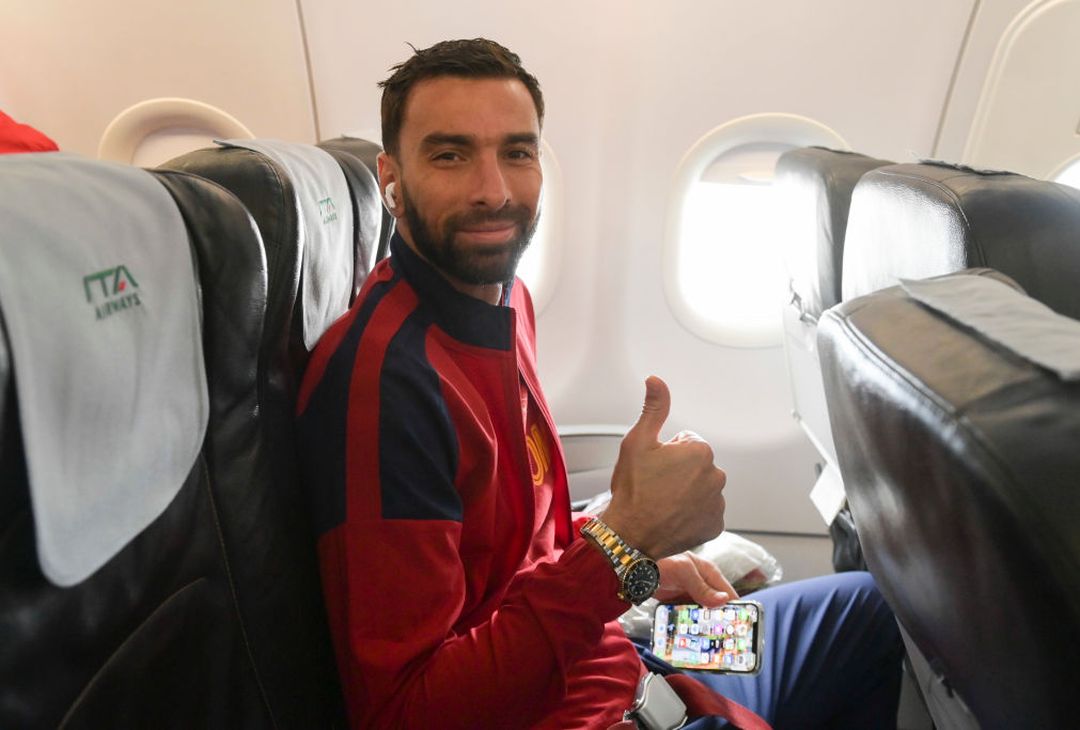 Roma in partenza per Siviglia – FOTO GALLERY - immagine 6