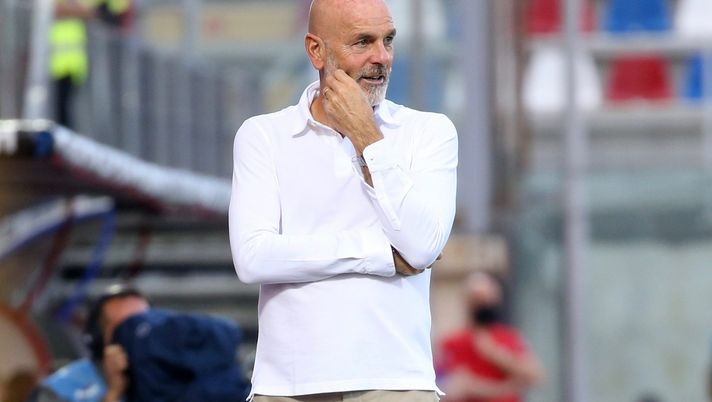 Stefano Pioli (allenatore AC Milan) durante Crotone-Milan 0-2 (Serie A 2020-2021) | AC Milan News (Getty Images) 