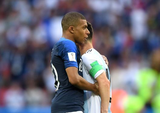 Messi Mbappé (getty images) Messi Mbappé