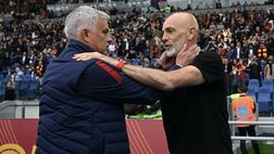 Milan-Roma Pioli: “Mourinho? Furbo e scaltro. Sugli scontri diretti…”