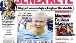 Prima Pagina, Corriere dello Sport: “Senza rete, Allegri può salvare la stagione”