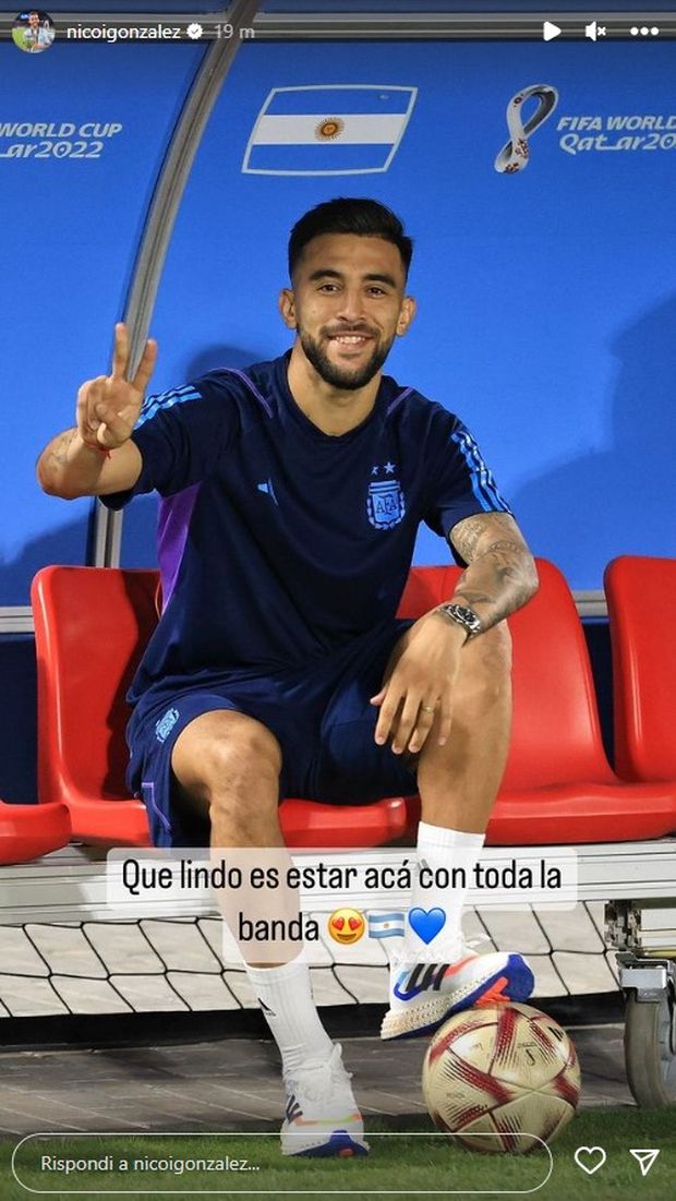 Gonzalez è già in Qatar con l’Argentina: “Che bello essere qui” (FOTO)- immagine 2