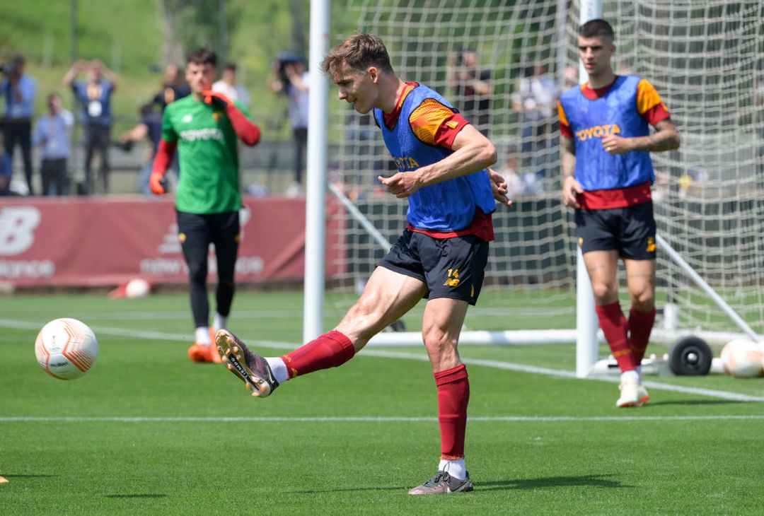 Roma, l’allenamento nel Media Day di Trigoria – FOTO GALLERY - immagine 27