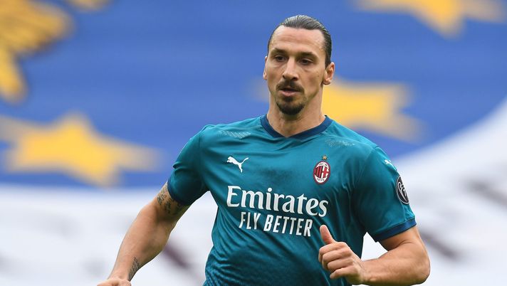 Zlatan Ibrahimovic (attaccante AC Milan) durante Udinese-Milan 1-2 (Serie A 2020-2021) | AC Milan News (Getty Images) 
