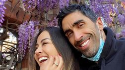 Giorgia Palmas e Magnini, tenerezza e sorrisi: “Volevamo una foto seria, ma…”