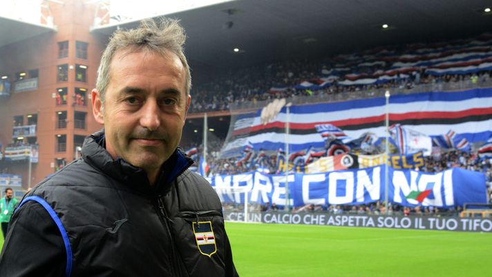 GENOA, ITALY - MAY 26: Marco Giampaolo head coach of UC Sampdoria during the Serie A match between UC Sampdoria and Juventus at Stadio Luigi Ferraris on May 26, 2019 in Genoa, Italy. (Photo by Paolo Rattini/Getty Images) MERCATO SAMP