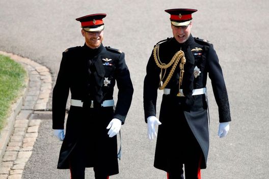 Il principe Harry e il fratello William, che gli fa da testimone Il principe Harry e il fratello William, che gli fa da testimone