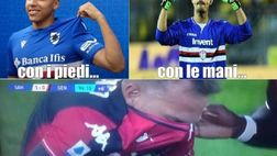 In casa Samp tutti come la Rappresentante di Lista: con i piedi, con le mani, ciao ciao…