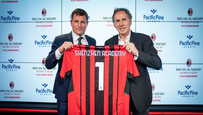 Casper Stylsvig (Chief Revenue Officer AC Milan) e Franco Baresi (vicepresidente AC Milan) | Milan News (acmilan.com/La Presse) 