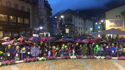 La festa di saluto a Moena: tutti i VIDEO della serata di ieri