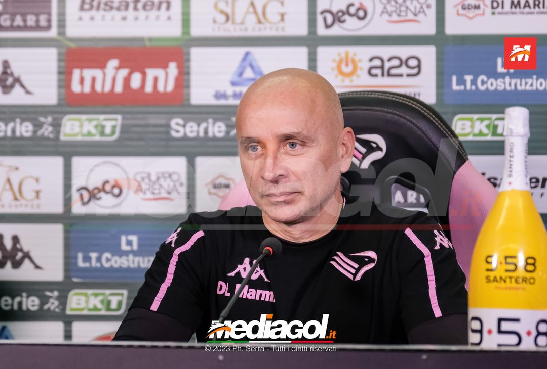 FOTO PALERMO, verso il l’Ascoli: Mister Eugenio Corini in sala stampa (Gallery) - immagine 5