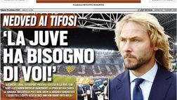 Prima Pagina, Tuttosport: “Nedved ai tifosi, la Juve ha bisogno di voi”