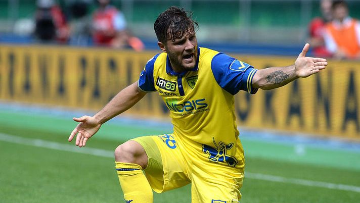 VERONA, ITALY - SEPTEMBER 20: Perparim Hetemaj of Chievo Veona reacts during the Serie A match between AC Chievo Verona and FC Internazionale Milano at Stadio Marc'Antonio Bentegodi on September 20, 2015 in Verona, Italy. (Photo by Dino Panato/Getty Images) Chievo, novità Hetemaj e Cacciatore: le ultime sui loro rientri - immagine 1