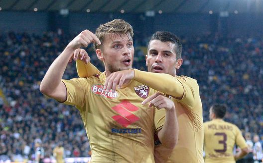UDINE, ITALY - SEPTEMBER 20: Adem Ljajic of Torino FC celebrates after scoring his team's third goal during the Serie A match between Udinese Calcio and Torino FC at Stadio Friuli on September 20, 2017 in Udine, Italy. (Photo by Dino Panato/Getty Images) UDINE, ITALY - SEPTEMBER 20: Adem Ljajic of Torino FC celebrates after scoring his team's third goal during the Serie A match between Udinese Calcio and Torino FC at Stadio Friuli on September 20, 2017 in Udine, Italy. (Photo by Dino Panato/Getty Images)