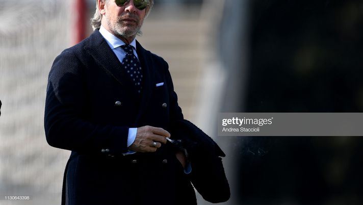 STADIO TRE FONTANE, ROMA, ITALY - 2019/02/20: Former player and AS Roma women manager Sebino Nela looks on prior to the the women Italy cup round of 8 second leg match between AS Roma and Roma Calcio Femminile. AS Roma won the match 3-1 over Roma Calcio Femminile. (Photo by Andrea Staccioli/LightRocket via Getty Images) STADIO TRE FONTANE, ROMA, ITALY - 2019/02/20: Former player and AS Roma women manager Sebino Nela looks on prior to the the women Italy cup round of 8 second leg match between AS Roma and Roma Calcio Femminile. AS Roma won the match 3-1 over Roma Calcio Femminile. (Photo by Andrea Staccioli/LightRocket via Getty Images)