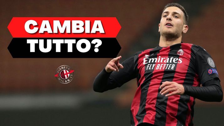 Diogo Dalot (difensore AC Milan): è attualmente in prestito secco dal Manchester United | Milan News (Getty Images) 