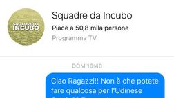 Un tifoso chiede aiuto a “Squadre da incubo”