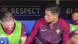 VIDEO/ Cristiano Ronaldo, il pugno sulla coscia di Adrien Silva diventa virale