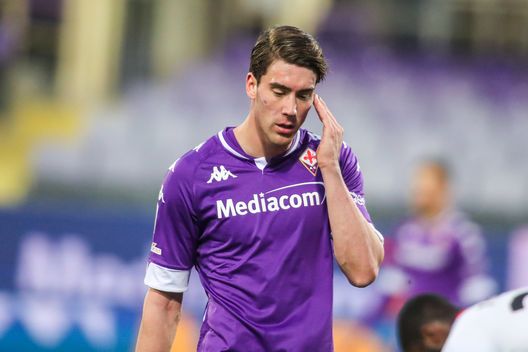 GERMOGLI PH: 21 MARZO 2021 FIRENZE STADIO ARTEMIO FRANCHI SERIE A FIORENTINA VS MILAN NELLA FOTO VLAHOVIC GERMOGLI PH: 21 MARZO 2021 FIRENZE STADIO ARTEMIO FRANCHI SERIE A FIORENTINA VS MILAN NELLA FOTO VLAHOVIC