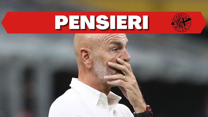 Stefano Pioli (allenatore AC Milan) dovrà sostituire Olivier Giroud in Milan-Lazio | News (Getty Images) 